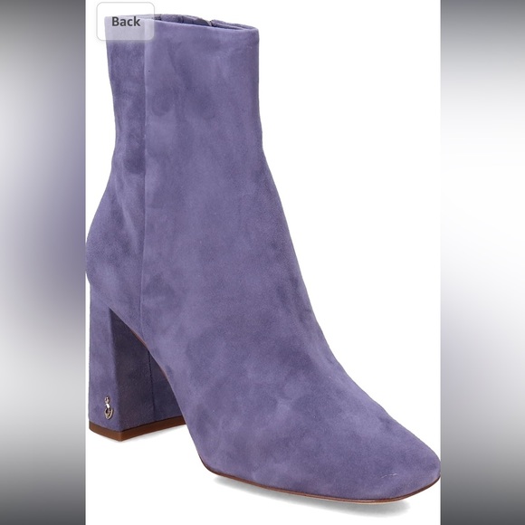 Sam Edelman Codie Fashion Ankle Boot in Dusty Violet, stain, size 6.5 - Picture 8 of 13